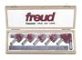 Freud 91-104 6-Piece Router Bit Starter Set 1/2-Inch Shank