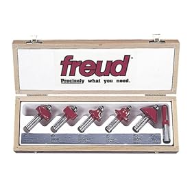 Freud 91-104 6-Piece Router Bit Starter Set 1/2-Inch Shank