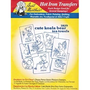 Cute-Koala-Bear-Aunt-Martha-s-Hot-Iron-Embroidery-Transfer