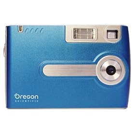 Oregon Scientific DS6310-B 3MP ThinCam Digital Camera with Cradle (Blue) by Oregon Scientific