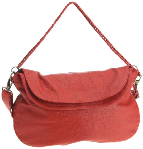 Morgan Pared, Sac &agrave; main - Rouge, Cuir