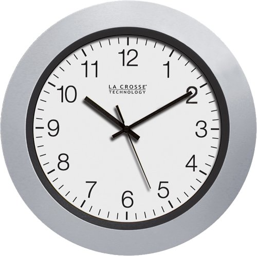 La Crosse Technology WT-3102S 10 Inch Atomic Analog Clock