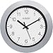La Crosse Technology WT-3102S 10-Inch Atomic Analog Wall Clock, Silver