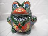 Talavera Frog Planter, Large - Indoor / Outdoor, Assorted Colors