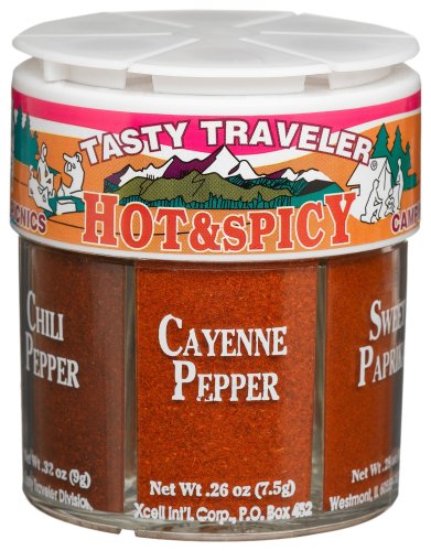 Dean Jacobs 6 Tasty Traveler Hot & Spicy, 1.78-Ounce Regular Jars (Pack of 4) by Dean Jacobs