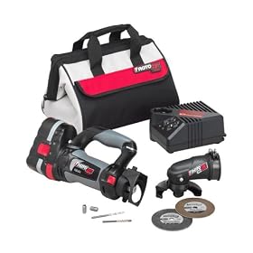 RotoZip RZ18V-2100 30,000 RPM 18-Volt Ni-Cad Cordless Spiral Saw, includes Bosch Battery and Charger, ZipMate, and Tool Bag