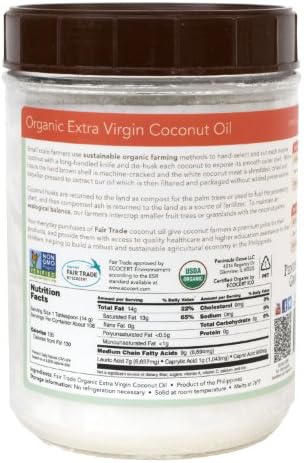 Peninsula Grove Organic Extra Virgin Coconut Oil, Fair Trade, Non-GMO Certified (54 fl. oz.)