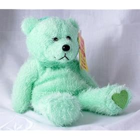 8 Inch Bear No Message Pastel Green