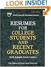 Resumes for College Students and Recent Graduates