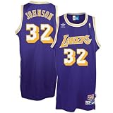 Magic Johnson Jersey: adidas Purple Throwback Swingman #32 Los Angeles Lakers Jersey