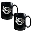 Atlanta Thrashers NHL 2pc Black Ceramic Mug Set - Primary Logo by Great American Products