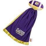 LSU Tigers NCAA Baby Blanket w/ Snuggle Ball