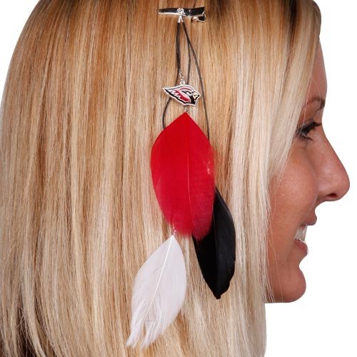 Arizona Cardinals Team Color Feather Hair Clip