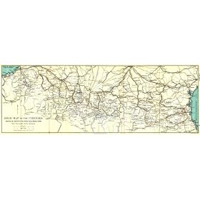 PYRENEES:Rd Map:Topography;grande route thermale,1909