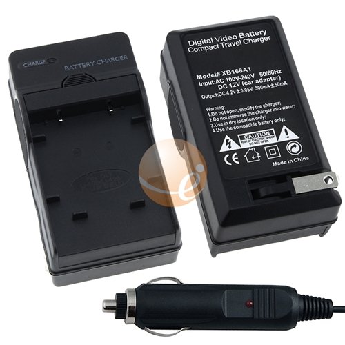 Fuji NP-45 AC / DC Replacement Battery Charger Set for Fuji FinePix Z100FD / Z10FD / Z200FD / Z20fd / Z30 / Z300 / Z33 / Z33WP / Z37 / Z70 / Z700EXR SLR Camera