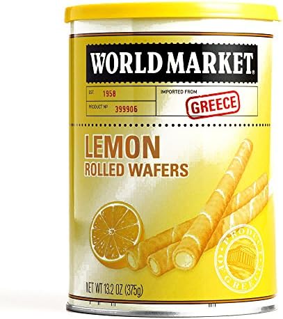 Rolled Lemon Wafers 13.2 oz each (3 Items Per Order)