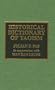 Historical Dictionary of Taoism