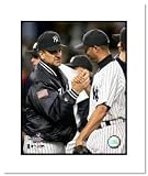 Joe Torre and Mariano Rivera New York Yankees MLB Double Matted 8x10 Photograph Handshake