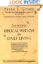 Sermons: Biblical Wisdom for Daily Living