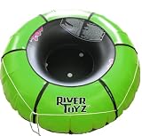 Intex River Rat Tube and RiverToyz Green Heavy Duty Cover