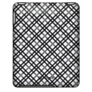 Speck Products Apple iPad Fitted Case in TartanPlaid White (Black and White Plaid), IPAD-FTD-A02A012