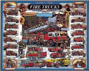 514WSJ9YWxL American Fire trucks Jigsaw Puzzle 1000pc