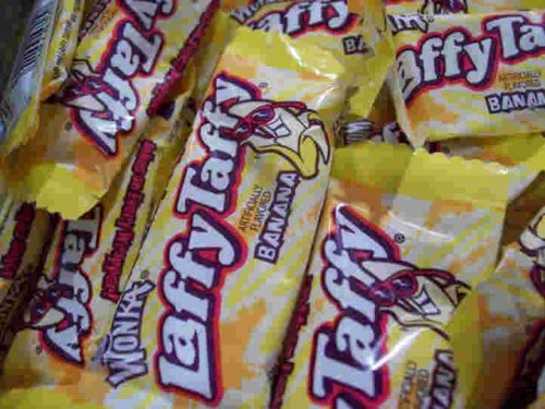 Candy Laffy Taffy Banana, 160 Mini Pieces by Candy Zone