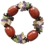Will Power Bracelet With Fancy Red Jasper And Multi Gemstones