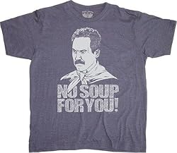 Seinfeld Soup Nazi No Soup For You Blue T-Shirt Tee