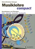 Produkt-Bild: Musiklehre compact: Grundwissen und &Uuml;bungen. Noten, Intervalle, Harmonien, Fachbegriffe