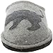 HAFLINGER Doggy Silver Grey Slippers (313021-84)