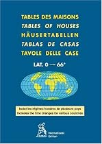 Tables des maisons Placidus pour les Latitudes 0° à 66° (hémisphères Nord et Sud)