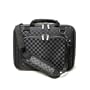 CaseCrown Premium Double Memory Foam Thin Case With Shoulder Strap (Checkered w/Pocket)-fits HP mini 110-3110NR 10.1" Netbook