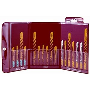 Starrett BU4 17-Piece Unified Shank Jig Saw Blade Assortment