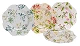 Spode Home Accents Collection 9-Inch Accent Plates, Set of 4 - Botanical
