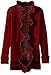 Derek Heart Big Girls' Long Sleeve Front Ruffle Cardigan