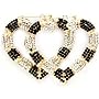 X-large 14k Gold Filled Large 3-1/4" Bamboo Heart &hellip Earrings by Glamour Girl Gifts