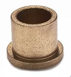 Oilite Sintered Bronze Flanged Sleeve Bearing FF1016-01B 3/4 ID x 1 OD x 5/8 L (Pack of 1)