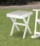 Carolina Cottage White Cambridge Folding Outdoor Table