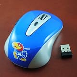 Kansas Jayhawks Wireless Mouse- Computer Mouse