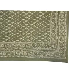 Sheet for Bed Home Decorative Cotton Block Print Twin Size