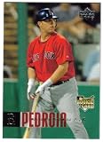 2006 Upper Deck # 1027 Dustin Pedroia (RC) Boston Red Sox Rookie Baseball Card - RARE ROOKIE CARD - Shipped in Protective Display Case !