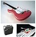 Musical Instruments : Crescent 39" Pink Electric Guitar with Accessories and 10 watt AMP