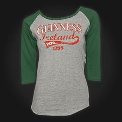Guinness T-Shirt Ladies - Grey Green - Ireland