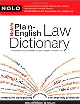 Nolo's Plain-English Law Dictionary Nolo's Plain-English Law Dictionary