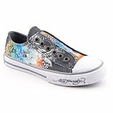 ED HARDY 11FJP105W Jupitar Lowrise Sneakers Shoes Gray