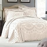 Brylanehome Georgia Cotton Throw Bedspread (Ivory,King)