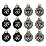NFL Oakland Raiders Mini Ornament 12-Pack