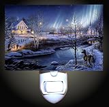 Christmas Northern Lights Decorative Night Light