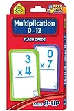 Multiplication 0-12 Flash Cards